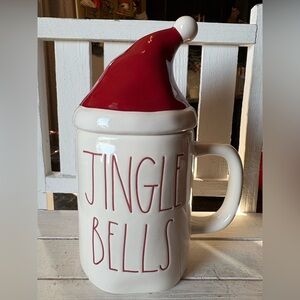 Rae Dunn JINGLE BELLS Topper Mug